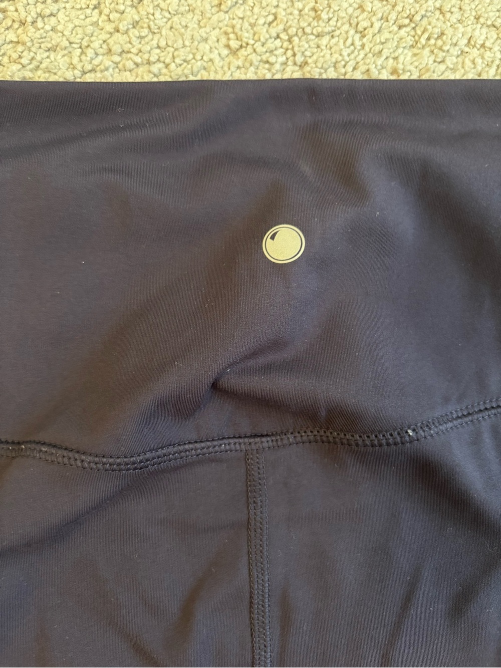 Yogalicious Lux,Women’s Navy High-Waist Leggings, Medium, Fleece Lined - Picture 7 of 8